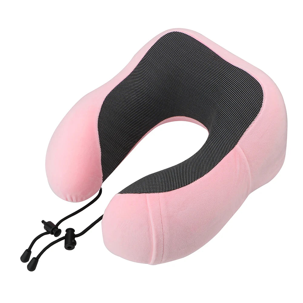 Soft Travel Pillow U Shaped Travel Memory Foam Neck Cushion