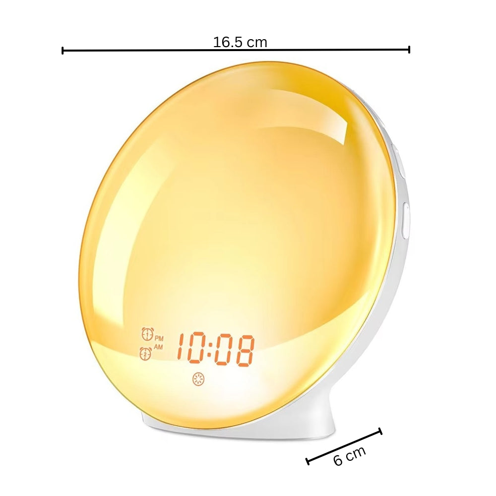 Wake Up Light Alarm Clock with Sunrise Simulation and Dual Alarms
