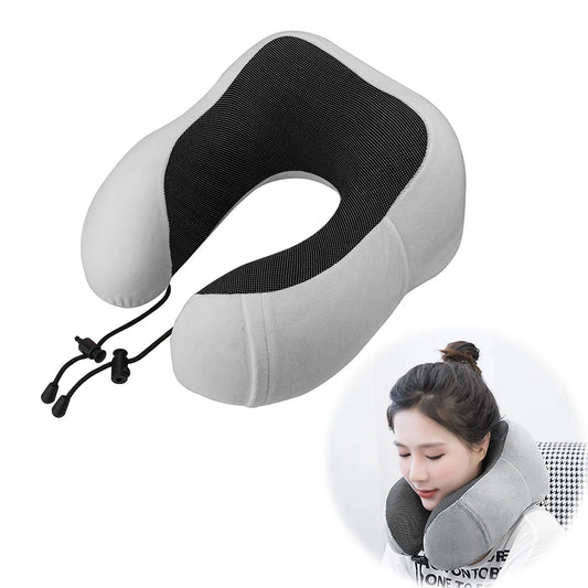 Soft Travel Pillow U Shaped Travel Memory Foam Neck Cushion