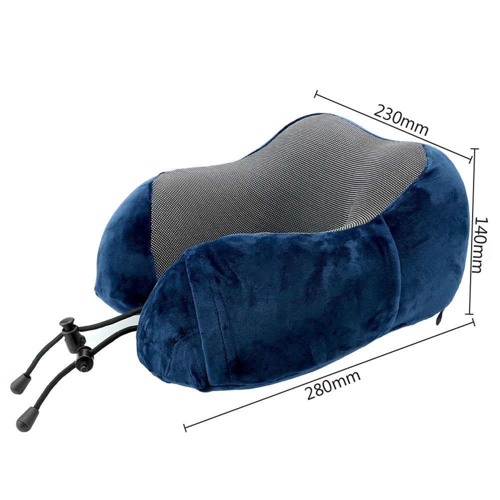 Soft Travel Pillow U Shaped Travel Memory Foam Neck Cushion