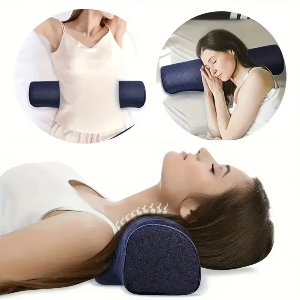 Orthopedic Memory Foam Neck Pillow Breathable and Washable for Cervical Support