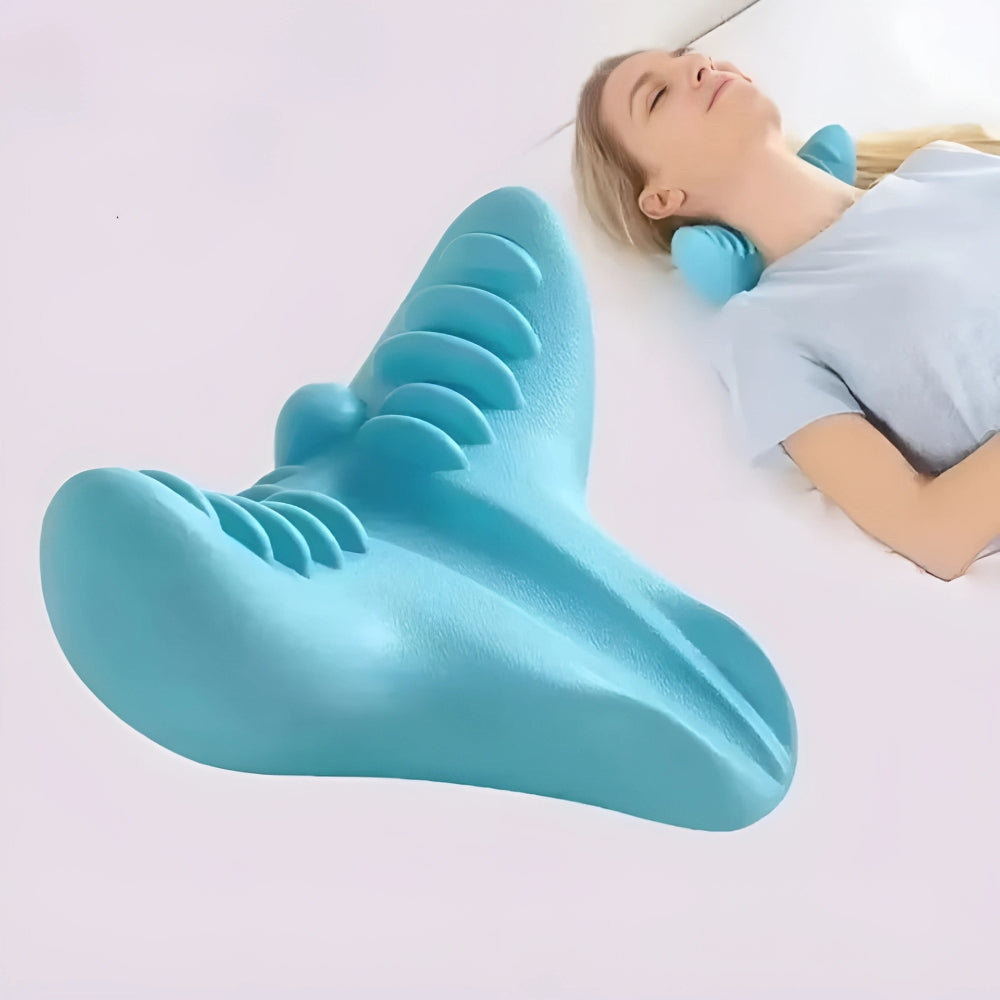Neck and Shoulder Relaxer Cervical Traction Massage Pillow