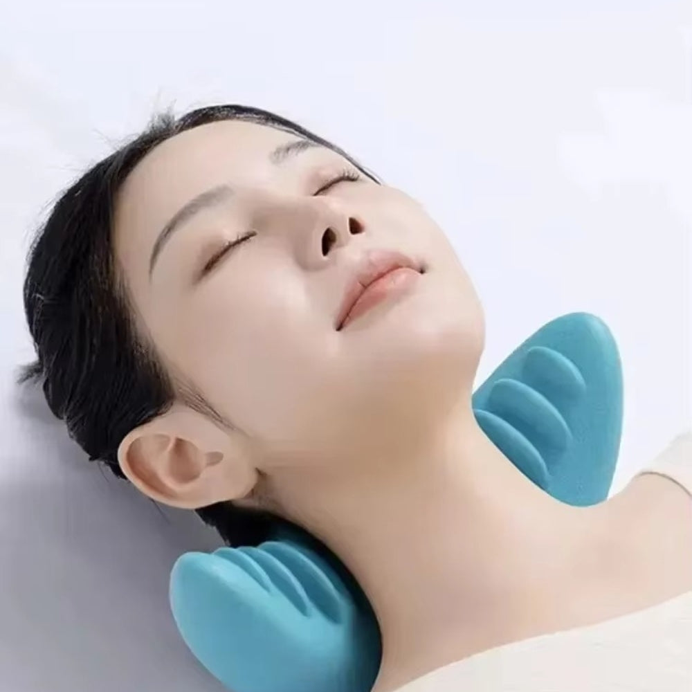 Neck and Shoulder Relaxer Cervical Traction Massage Pillow