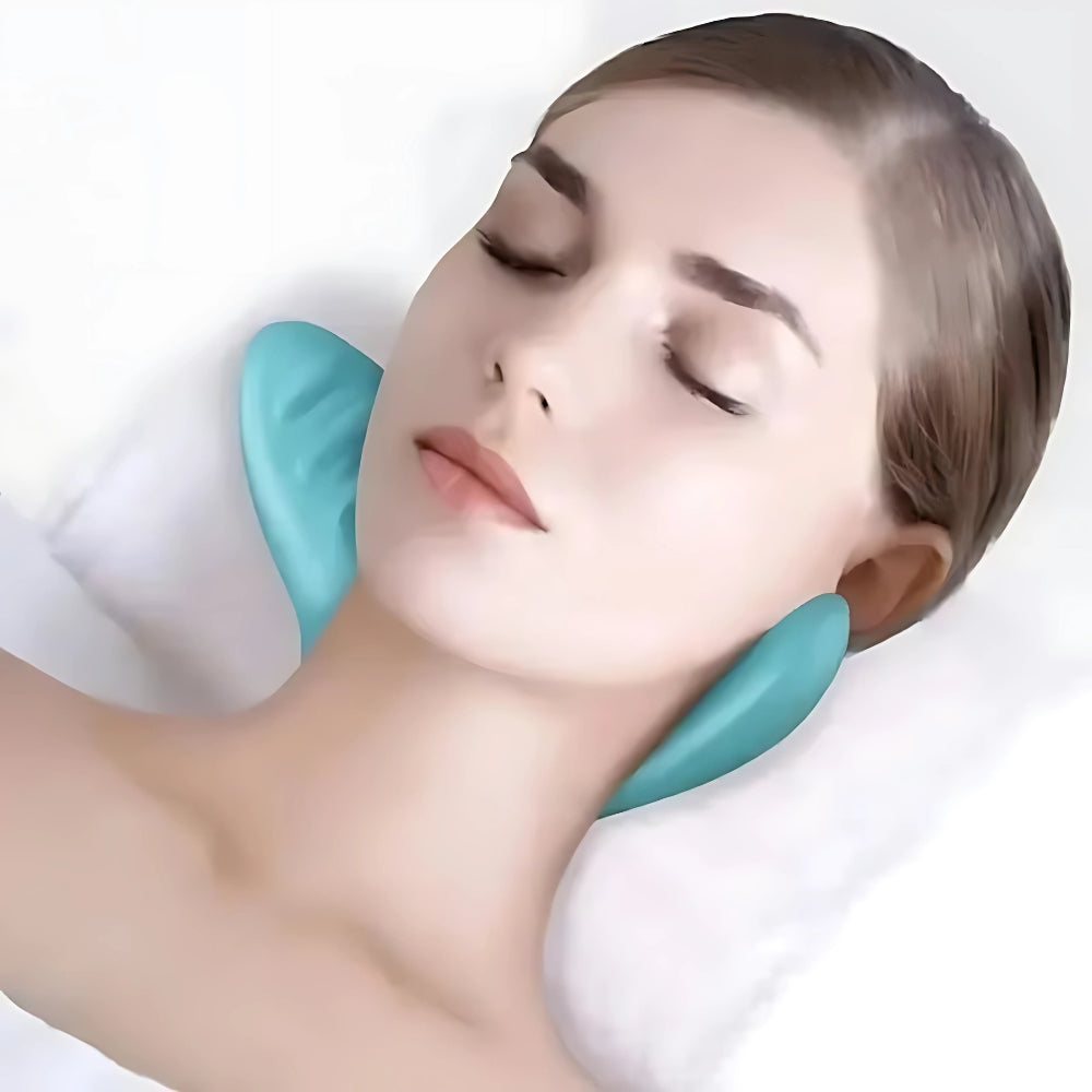 Neck and Shoulder Relaxer Cervical Traction Massage Pillow