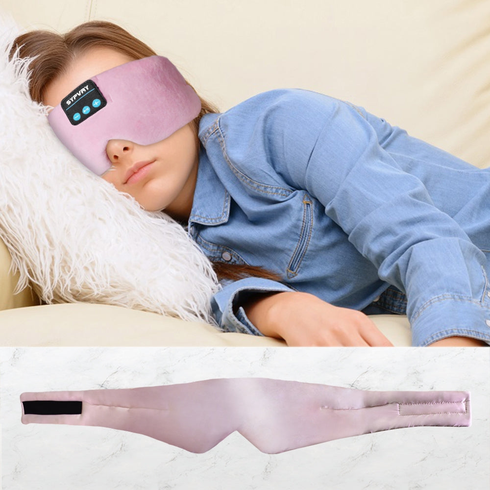 Bluetooth Sleep Headphones Eye Mask for Side Sleepers and Travel