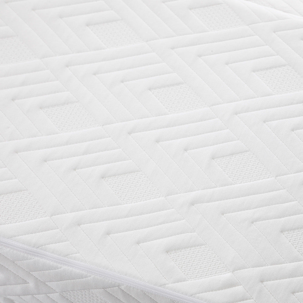 White 3-Fold Foldable Foam Mattress